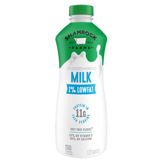 Shamrock 1% Low-fat Milk