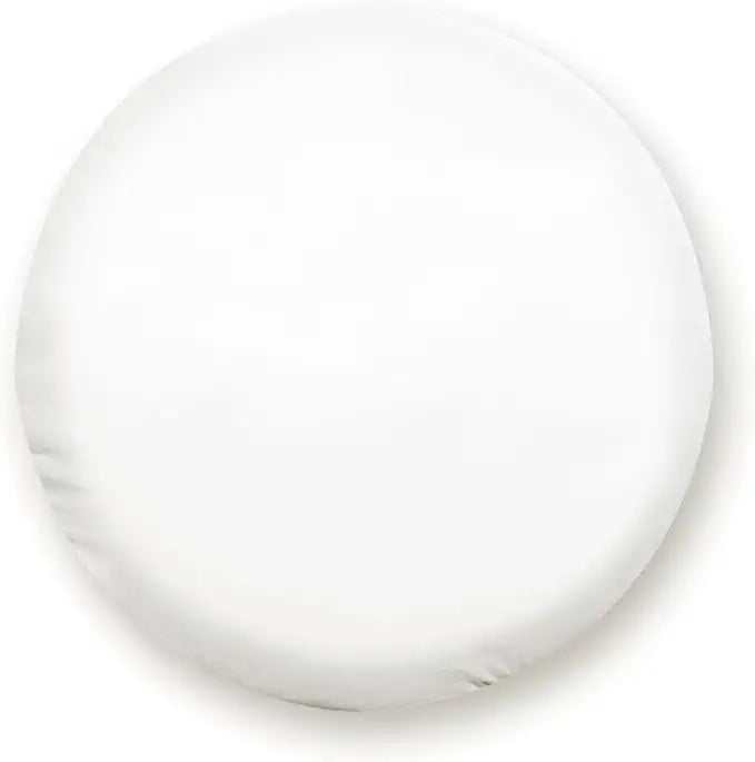 27" White Spare Tire Cover - J