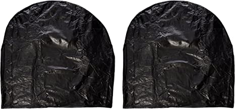 33"-35" Black Wheel Cover, Set of 2