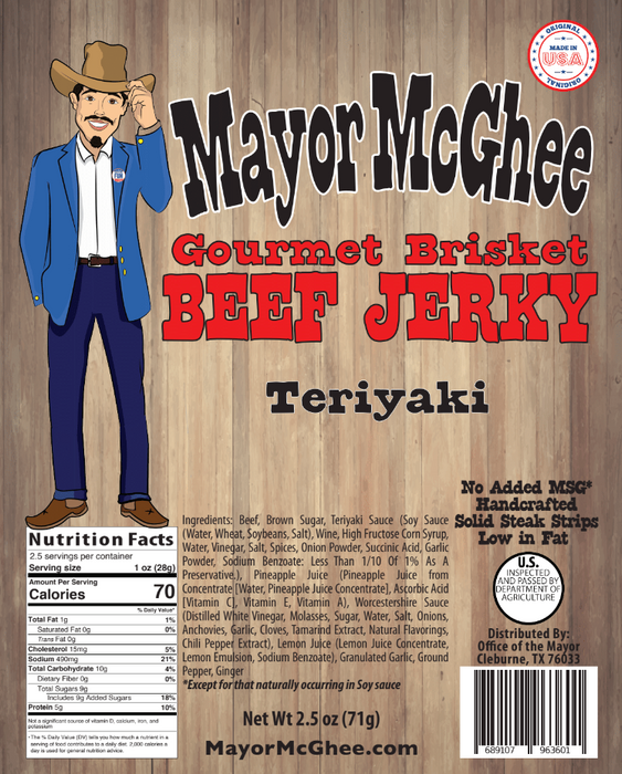 Teriyaki Jerky 2.5oz